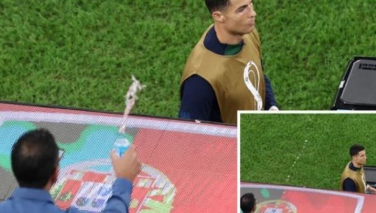 VIDEO/ Tifozi bën gjestin e turpshëm kundër Cristiano Ronaldos, siguria e nxjerr nga stadiumi
