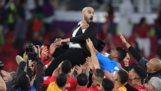 Shkroi historinë me Marokun dhe eliminoi dy superfuqi të futbollit, trajneri: Jemi si 'Roki Balboa' në Botëror