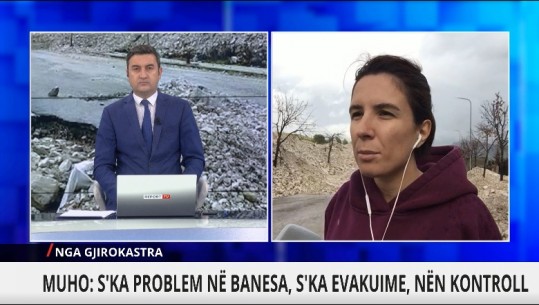 Situata nga moti, nënkryetarja e bashkisë Gjirokastër për Report Tv: S’ka probleme në banesa! Në Golëm po punohet për pastrimin e rrugës