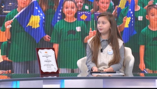 E para në Dubai në konkursin e Matematikës, 8-vjeçarja gjeni në Report Tv: Jam shumë krenare! Do marr pjesë në çdo garë