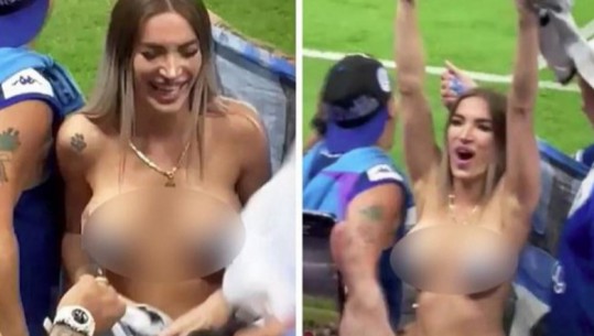 VIDEO/ Festoi topless në finalen e Kupës së Botës, tifozja e Argjentinës i shpëton burgut