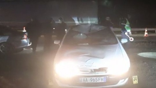 Aksident në aksin Fushë-Krujë-Vorë, makina përplas drejtuesin e biçikletës, vdes 55-vjeçari (VIDEO)