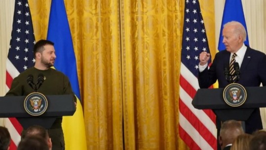 Biden në konferencë me Zelenskyn: Putin nuk dëshiron t'i japë fund luftës
