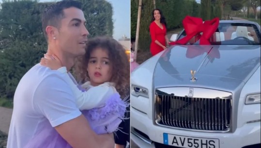 VIDEO/ Georgina surprizon Ronaldo-n, ylli portugez zbulon dhuratën që mori për Krishtlindje