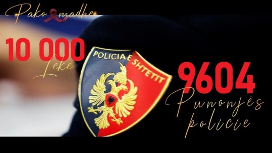 10 mijë lekë në janar për 9604 punonjës policie, Rama: Pranë shërbëtorëve të shtetit e të popullit shqiptar
