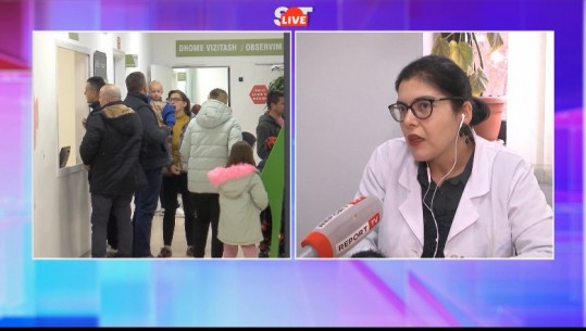 Fluksi në Pediatrinë e Tiranës, mjekja për Report Tv: Prindërit t’i çojnë fëmijët në fillim te mjeku i familjes! Shmangni ambientet e mbyllura