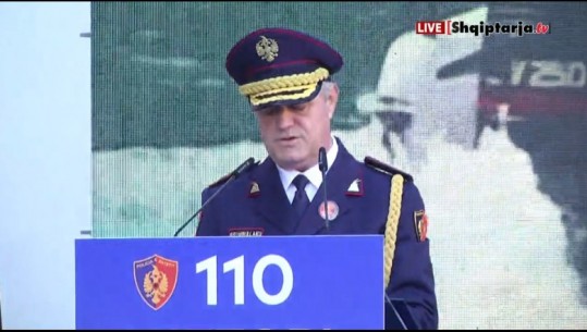 110 vjet shtet policia e shtetit, Rrumbullaku: Efektivët s'janë vetëm përballë krimit! Zotohemi se do të rrisim cilësinë e shërbimit për t'i dhënë vendit stabilitetin që meriton