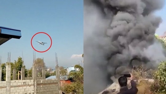 Nepal/ Avioni me 72 persona në bord rrëzohet gjatë uljes, vdesin 68 udhëtarë! VIDEO nga momenti i ‘rrotullimit të çuditshëm’ pak para shpërthimit