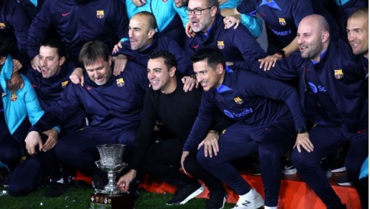 Fitoi trofeun e tij të parë me Barcelonën, Xavi: Në mesfushë ishim më superiorë se Real Madrid