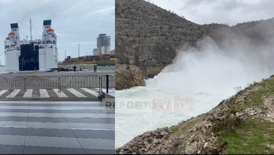 Moti i keq/ Del nga shtrati lumi Buna, 400 Ha tokë e përmbytur! Mungesë energjie elektrike në Vlorë, Lezhë dhe Shkodër! Trageti në Portin e Durrësit shtyn lundrimin