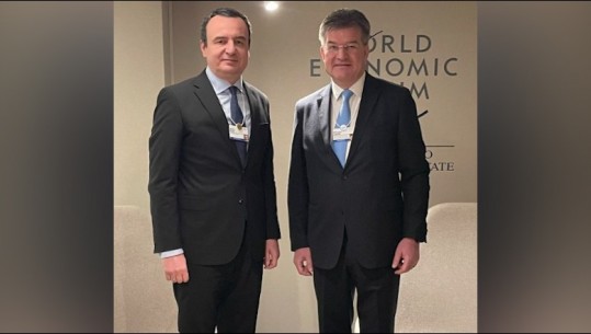 Kurtin dhe Vuçiçin ‘i bashkon’ Forumi Ekonomik në Davos, por ‘i ndan’ Lajçak! I dërguari i posaçëm i BE zhvillon takime të veçanta me dy liderët