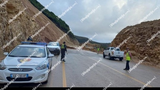 Rrëshqitje dherash në Bypass-in e Vlorës, bllokohet qarkullimi