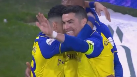 VIDEO/ Cristiano Ronaldo debuton në ligën arabe, portugezi feston golin e parë me Al Nassr