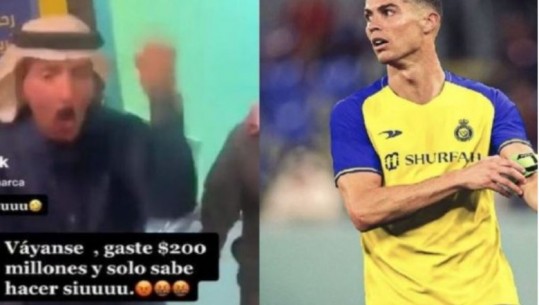 Ronaldo nuk përmbush pritshmëritë, zhgënjehet sheiku saudit: Pagova 200 milionë euro për të dhe nuk bën asgjë (VIDEO)