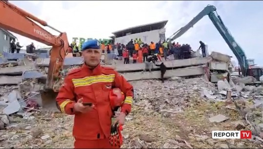 VIDEO/ Momente nga operacioni i grupit shqiptarë të kërkim shpëtimit në Turqi 