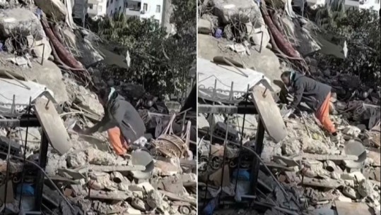 Tërmeti në Turqi, thirrja prekëse e babait turk që gërmon në rrënoja për të gjetur vajzat e tij