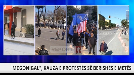 Me flamujt e PD dhe SHBA, demokrati i flaktë pret Berishën jashtë selisë blu