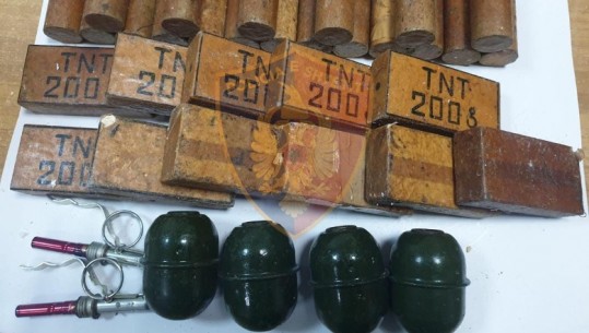  Gjendet një çantë me 3 kg tritol dhe granata në një shtëpi të pabanuar në Vlorë! Mister kujt i përkisnin