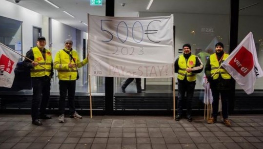 Gjermani/ Situatë e rënduar në aeroporte, sindikatat kërkojnë rritje rroge, të premten grevë nga punonjësit