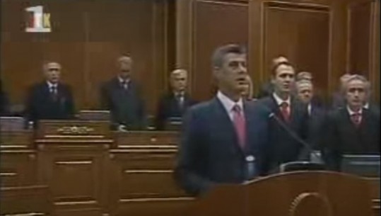 ‘Shpallim Kosovën të pavarur dhe shtet demokratik’, deklarata e PLOTË e Hashim Thaçit në Kuvend në momentin historik