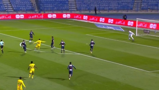 VIDEO/ Dopietë në 13 minuta, Sokol Cikalleshi kalon Cristiano Ronaldon në Arabinë Saudite