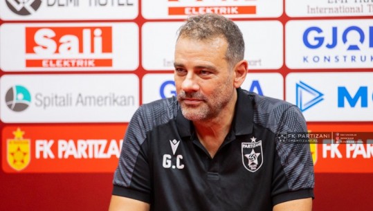 VIDEO/ E pyesin për kartonin e kuq, trajneri i Partizanit braktis intervistën pas ndeshjes