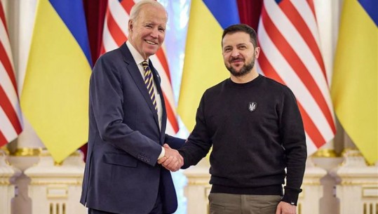 Presidenti Zelensky: Rendi botëror varet nga Ukraina, sot pashë vendosmëri nga Biden