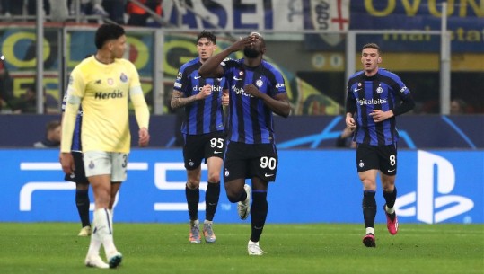 Hero nga stoli, Inter fiton betejën e parë me Porto-n falë Lukakut! Belgu dhe trajneri Inzaghi: Mund të shënonim më shumë! (GOLAT)
