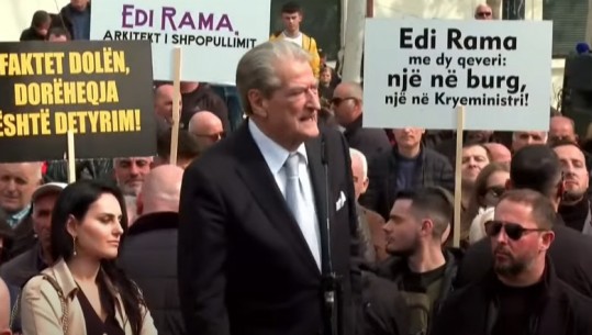 Berisha: Protestoni kundër atij që vjedh ditë e natë! Charter-i i Ramës u përdor për t’i bërë presion ministrave që të firmosin dokumentet për djegësat
