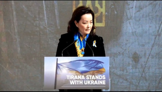 Ambasadorja e SHBA: Të gjithë qëndrojmë krah Ukrainës! Nuk do i harrojmë torturat e Kremlinit, do sigurojmë bashkë liri e drejtësi