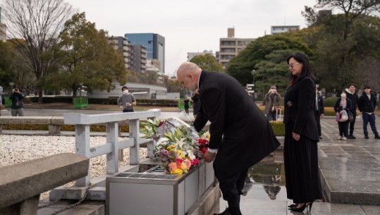 Vizita e Ramës në Muzeun Përkujtimor të Paqes në Hiroshima: Askush të mos e kërcënojë qytetërimin tonë me bomba bërthamore