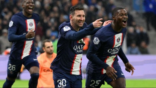 GOLAT/ PSG shkëlqen me Messi-Mbappe dhe mund Marseille-n në 'Velodrome', 'Pleshti' kap 700 gola