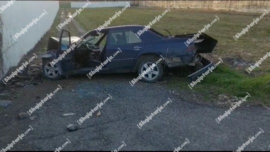 Aksident në aksin Mamurras-Fushë-Krujë, makina del nga rruga e përplaset me murin, vdes shoferi