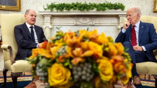 Biden dhe Scholz takohen në Shtëpinë e Bardhë: Do të mbështesim Ukrainën për aq kohë sa duhet
