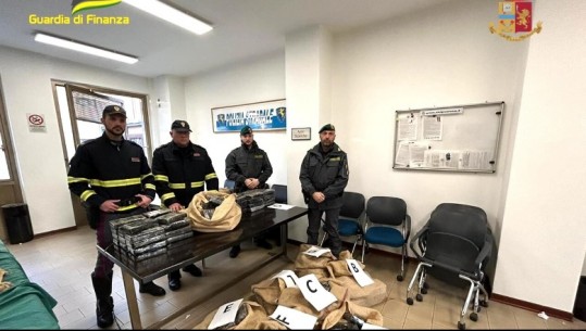 Arrestohet 37-vjeçari shqiptar në Itali, po transportonte me furgon 220 kg kokainë! Ishte e cilësisë së lartë, kishte vlerë 15 milionë euro (VIDEO)