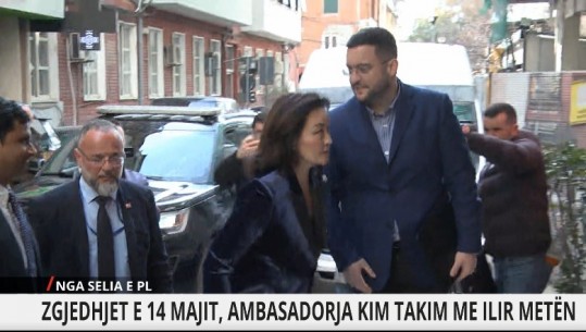 Kim mbërrin në selinë e Partisë së Lirisë, takim me Ilir Metën