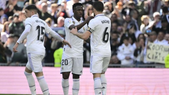 VIDEO/ Real Madrid rikthehet te fitorja pas dy ndeshjeve, 'Galaktikët' fitojnë me Espanyolin! Valencia del nga zona e ftohtë