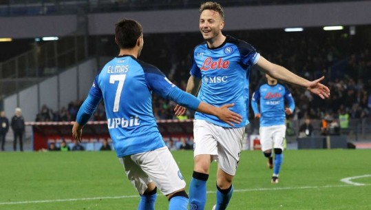 VIDEO/ Napoli 'likuidon' edhe Atalantën, Rrahmani shënon golin e qetësisë! Dëmtohet Gjimshiti