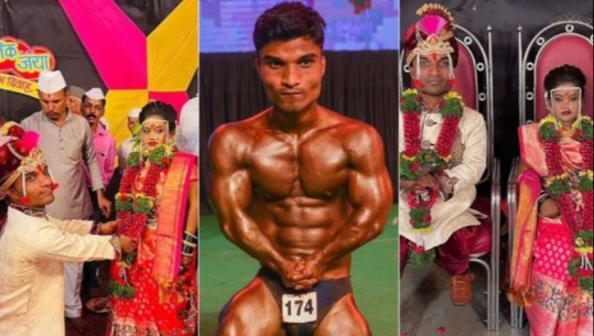 Pjesë e librit të rekordeve 'Guinness', bodybuilderi më i shkurtër në botë martohet me vajzën e ëndrrave