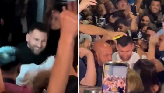 Lionel Messi darkon me familjen, mijëra tifozë e presin në dalje dhe krijojnë kaos! Ndërhyn policia (VIDEO)