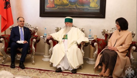 Presidenti Begaj uron për festën e Sulltan Novruzit, takohet me Kryegjyshin Botëror të Bektashinjve: Shëndet, mbarësi e lumturi