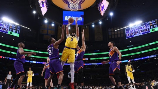 NBA/ Lakers fitore të madhe kundër Suns, Warriors triumfojnë me Dallas