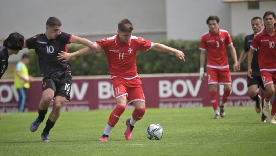 Dy gola në transfertë, Shqipëria U-19 fiton në Maltë