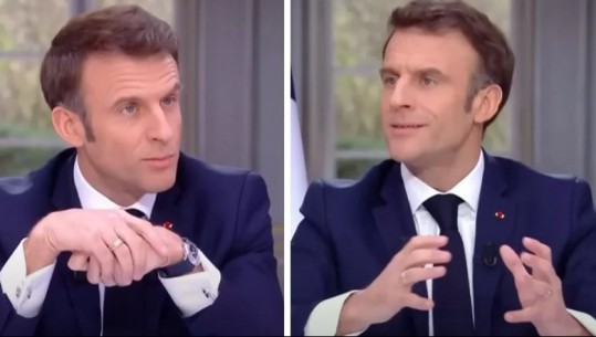 Rrjeti shpërthen në kritika kundër Macron: Flet për pensionet dhe mban orë 80 mijë euro! Presidenti e heq nga dora gjatë intervistës
