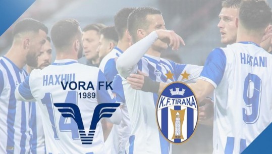 VIDEO/ Vora ul me 'këmbë në tokë' kampionët e Shqipërisë, Tirana pëson 2 gola