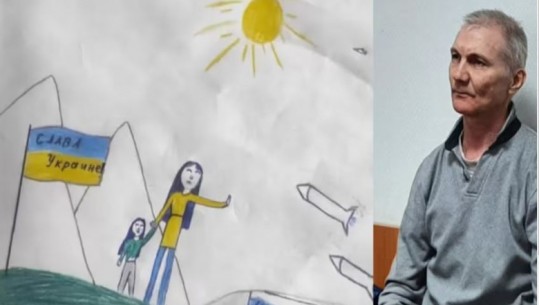 U burgos pasi vajza e tij 12-vjecare pikturoi kundër luftës në Rusi, biznesmeni Rus kërkoi rishikim të dënimit të babait 