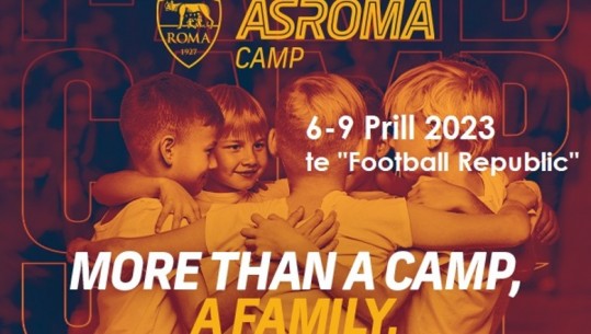 Klubi i Romës zbarkon javën e ardhshme në Shqipëri, mundësi e artë për futbollistët nga 7-18 vjeç