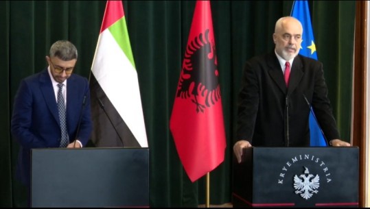 Ministri i Jashtëm i Emirateve Arabe: Te ne jetojnë 12 mijë shqiptarë dhe bëjnë një punë kaq të mirë! Mezi pres të bashkëpunojmë ngushtësisht