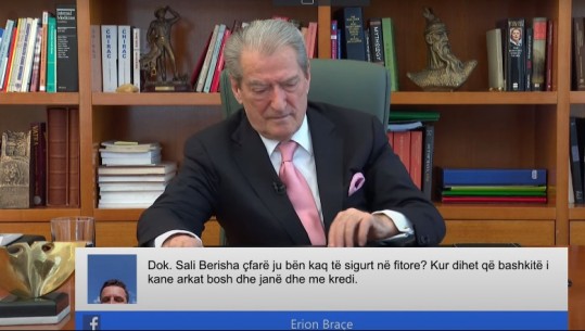 ‘Erion Braçe pyet’ Sali Berishën në Facebook, ish-Kryeministri i përgjigjet: I dashur Erion….