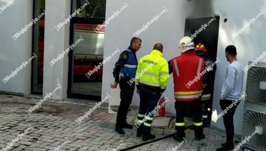 Marrin flakë pajisjet elektrike në një hotel në Vlorë, digjet kati i parë, ndërhyjnë zjarrfikësit
